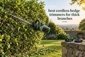 best cordless hedge trimmers for thick branches