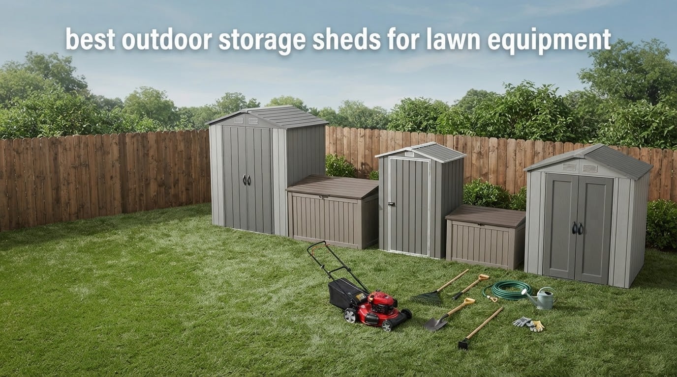 best outdoor storage sheds for lawn equipment