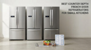 best counter depth french door refrigerators for small kitchens