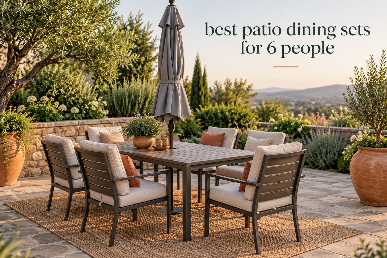 best patio dining sets for 6 people