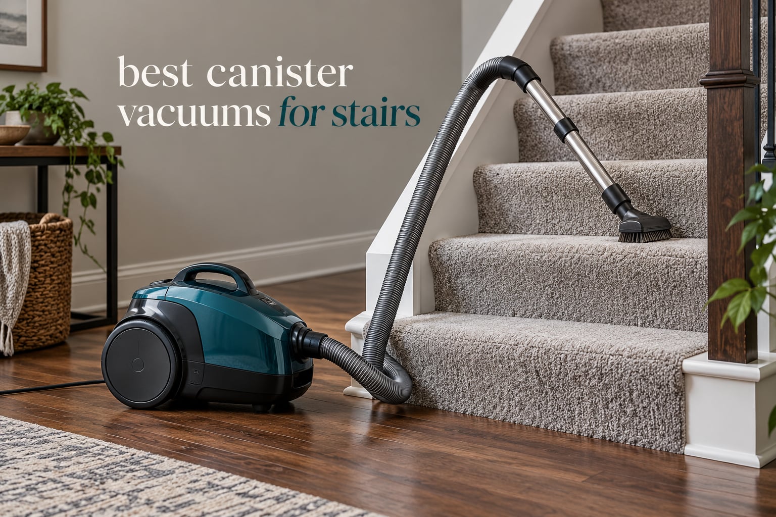 best canister vacuums for stairs