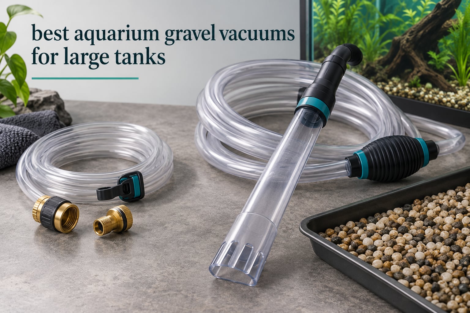 best aquarium gravel vacuums for large tanks