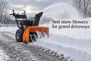 best snow blowers for gravel driveways