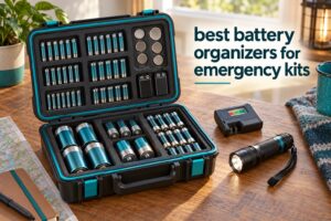 best battery organizers for emergency kits