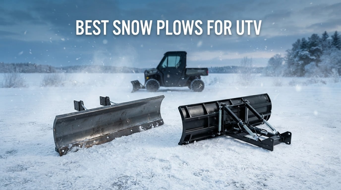 best snow plows for utv