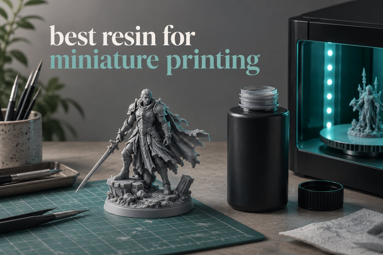 best resin for miniature printing