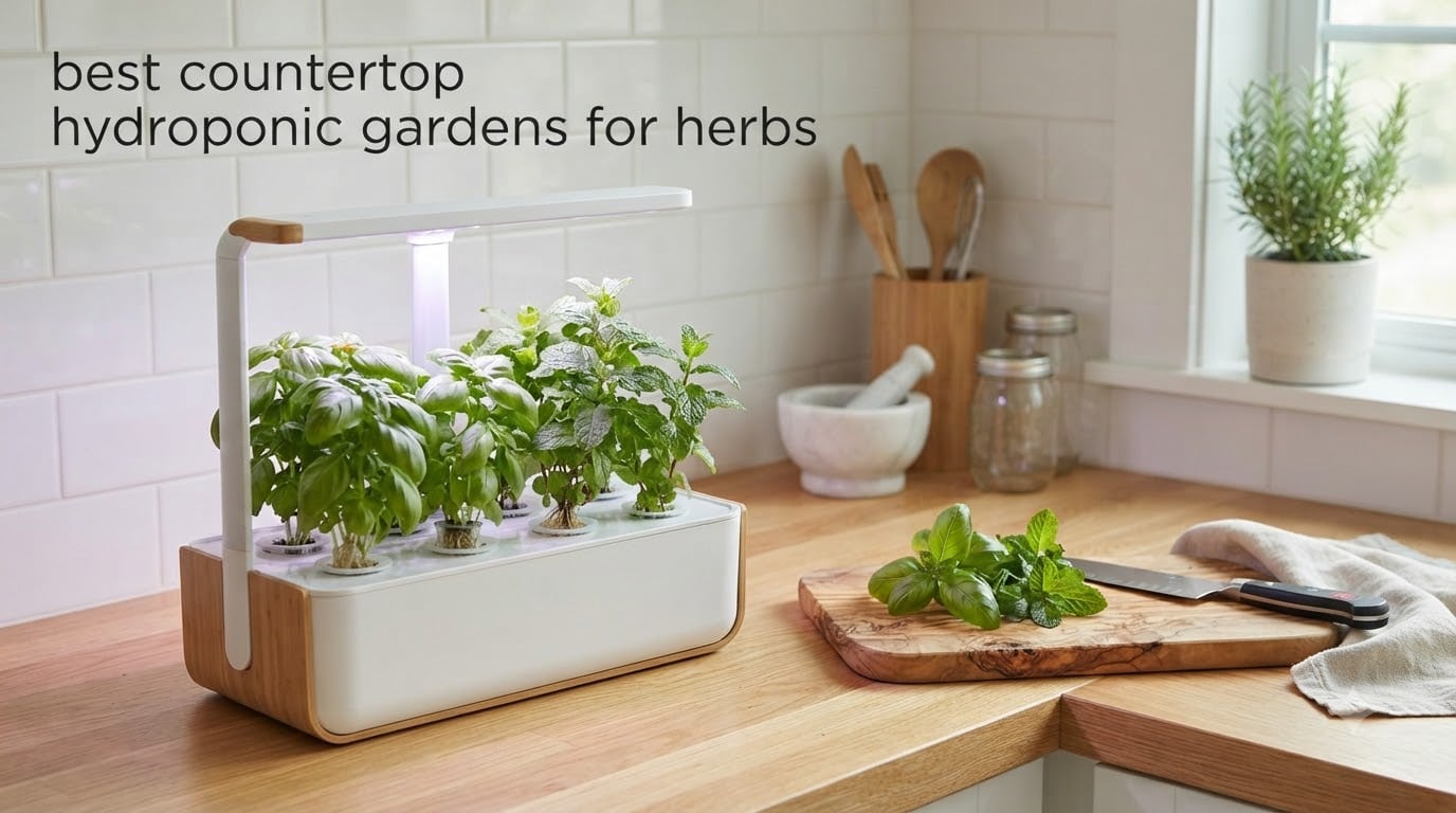 best countertop hydroponic gardens for herbs