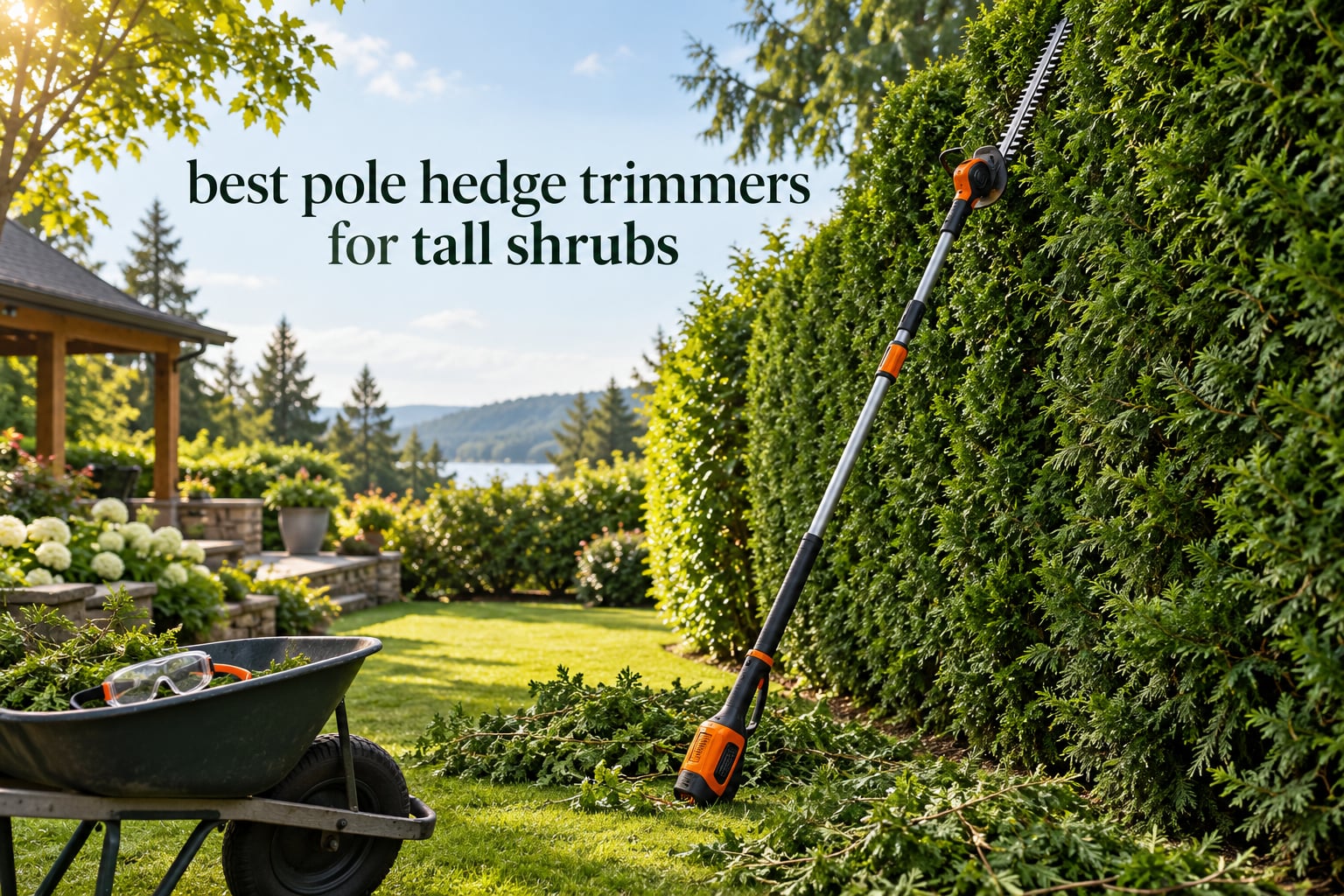 best pole hedge trimmers for tall shrubs