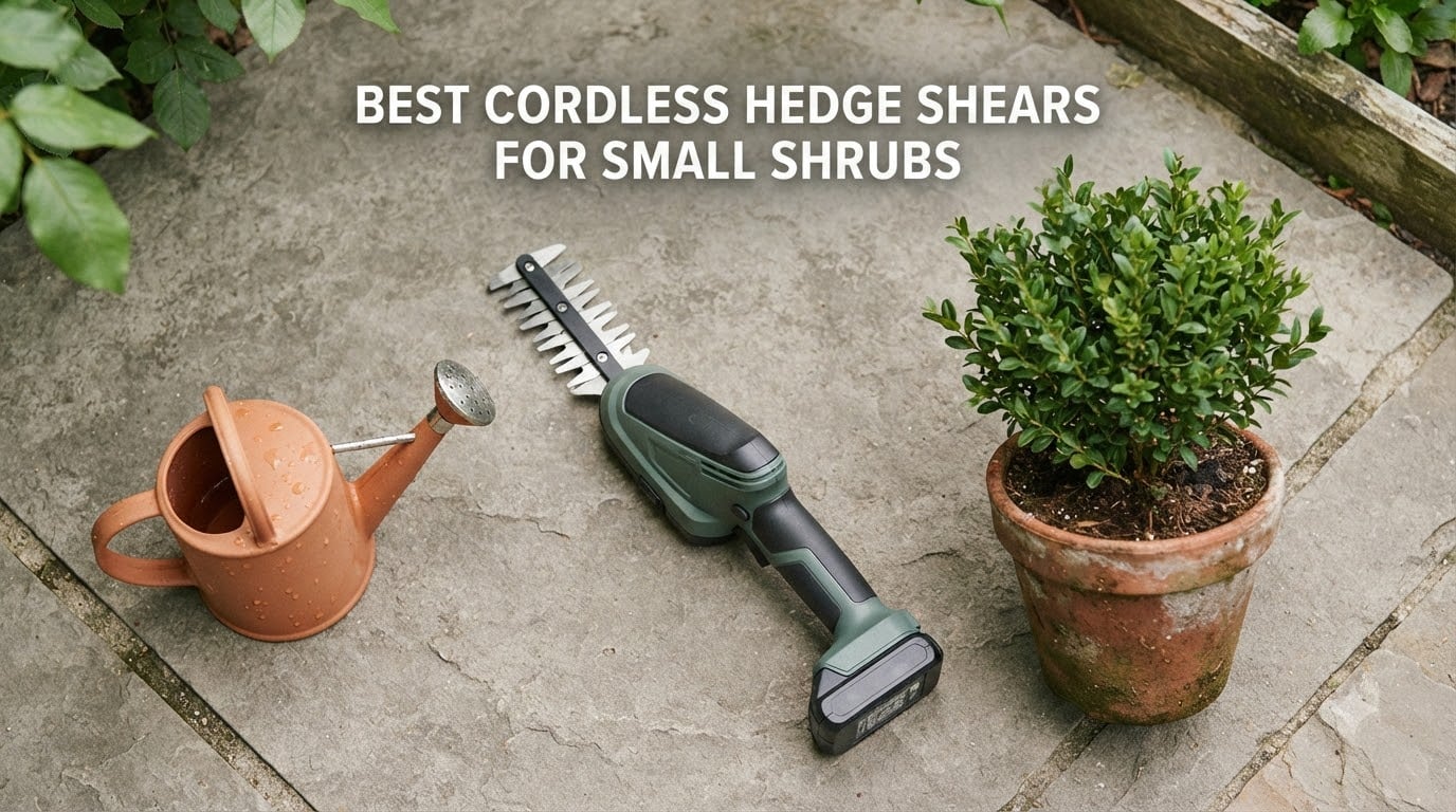 best cordless hedge shears for small shrubs