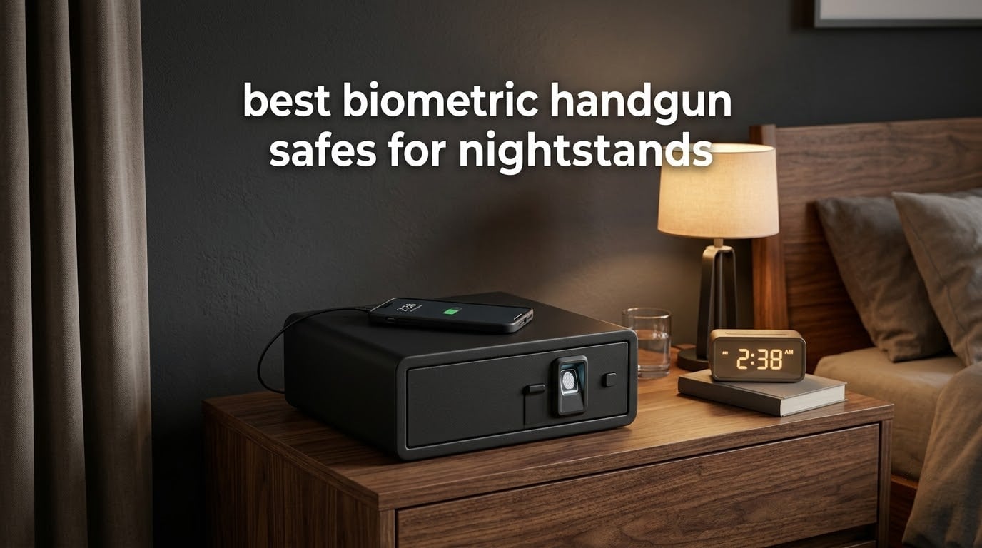 best biometric handgun safes for nightstands