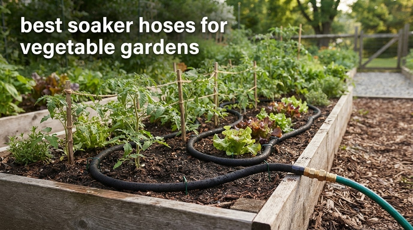 best soaker hoses for vegetable gardens