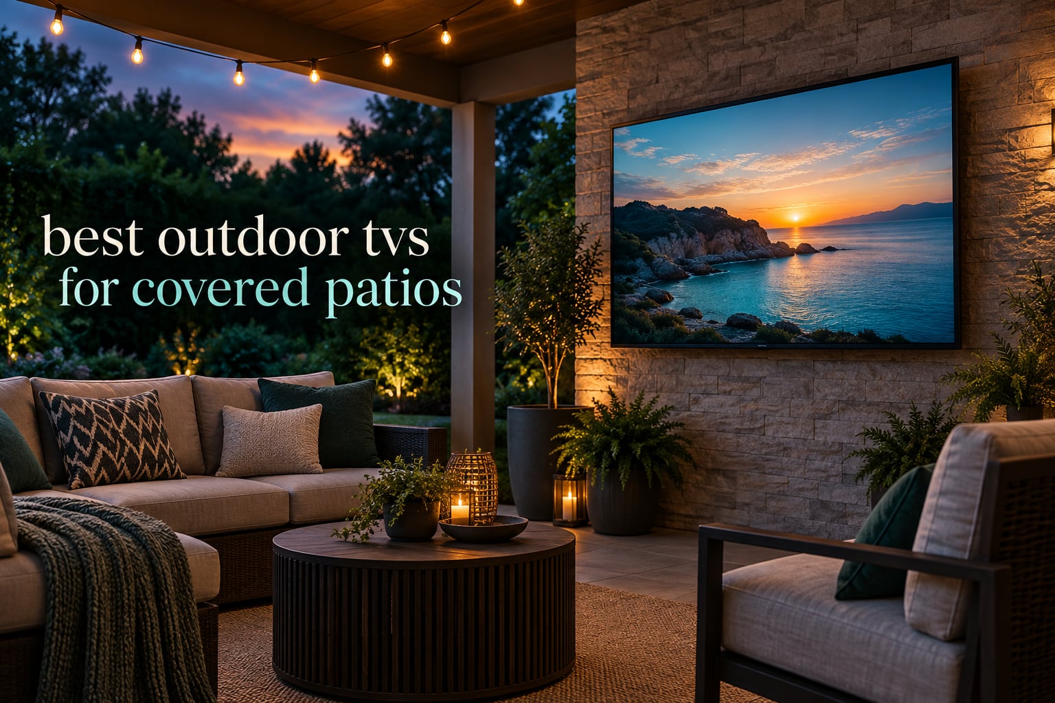 best outdoor tvs for covered patios