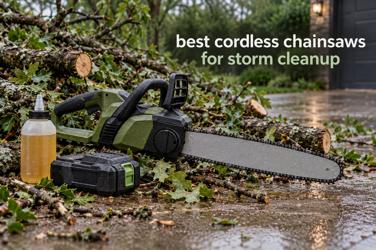 best cordless chainsaws for storm cleanup