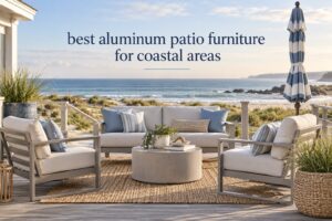 best aluminum patio furniture for coastal areas