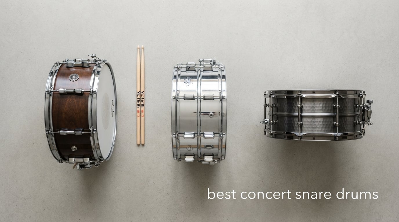 best concert snare drums