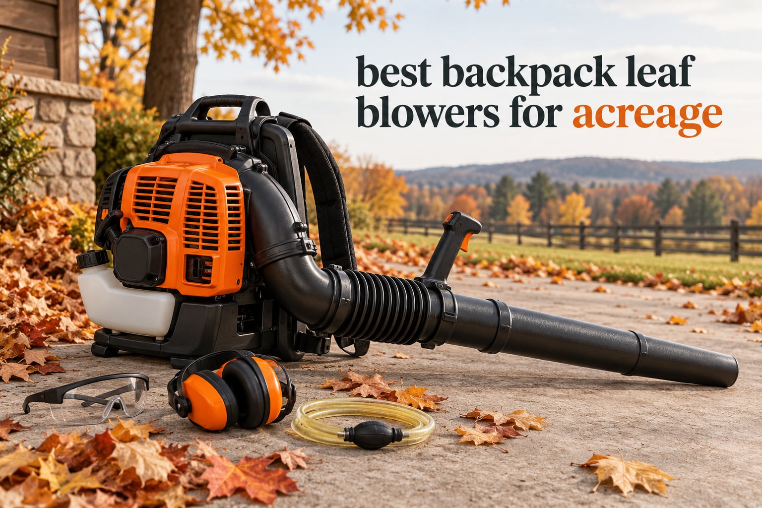 best backpack leaf blowers for acreage