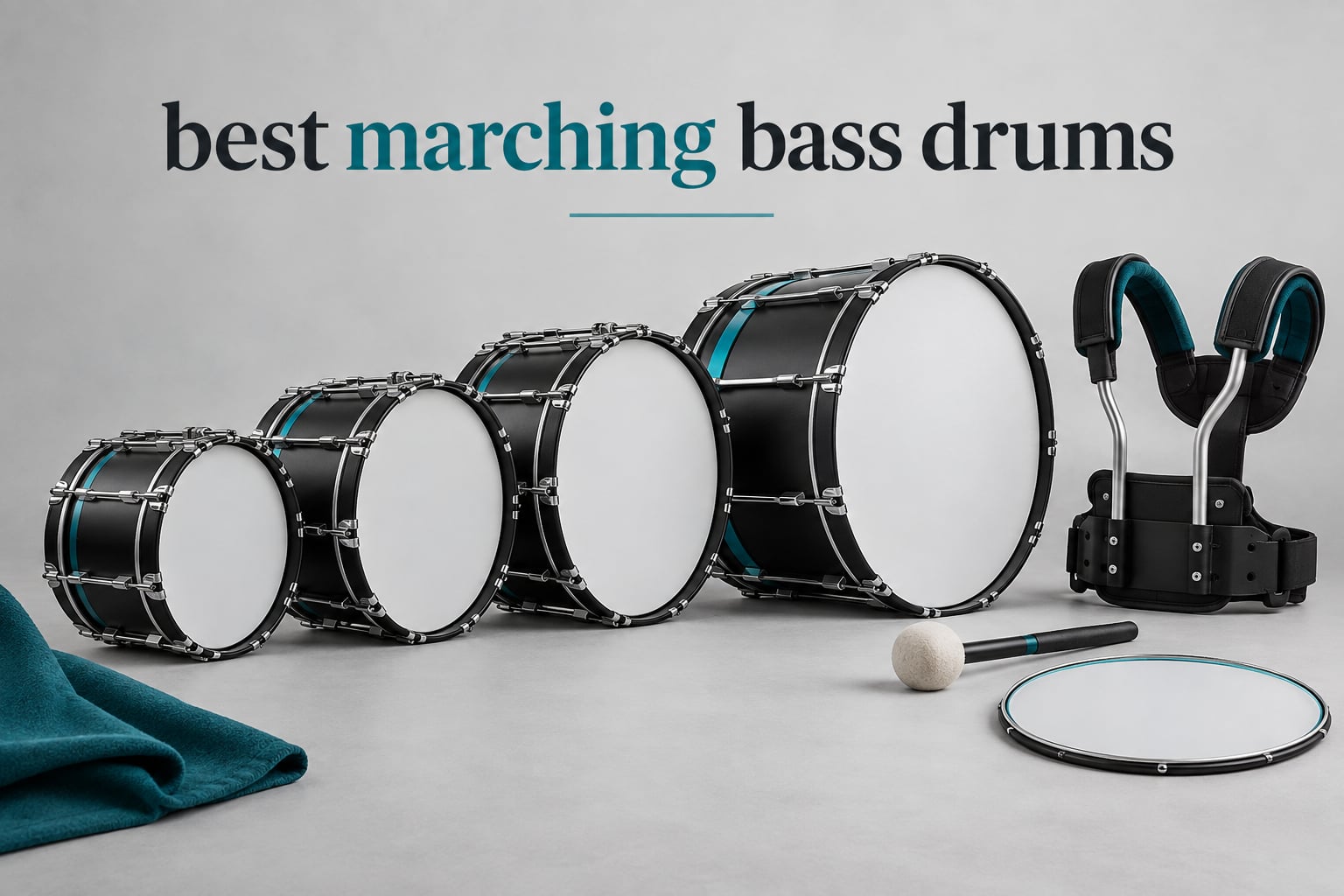 best marching bass drums