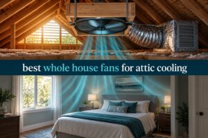best whole house fans for attic cooling