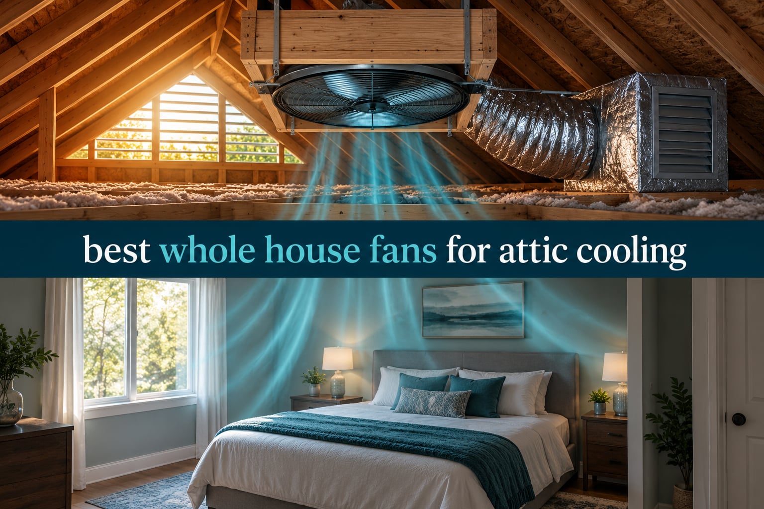 best whole house fans for attic cooling