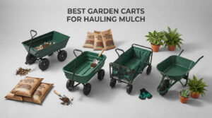best garden carts for hauling mulch