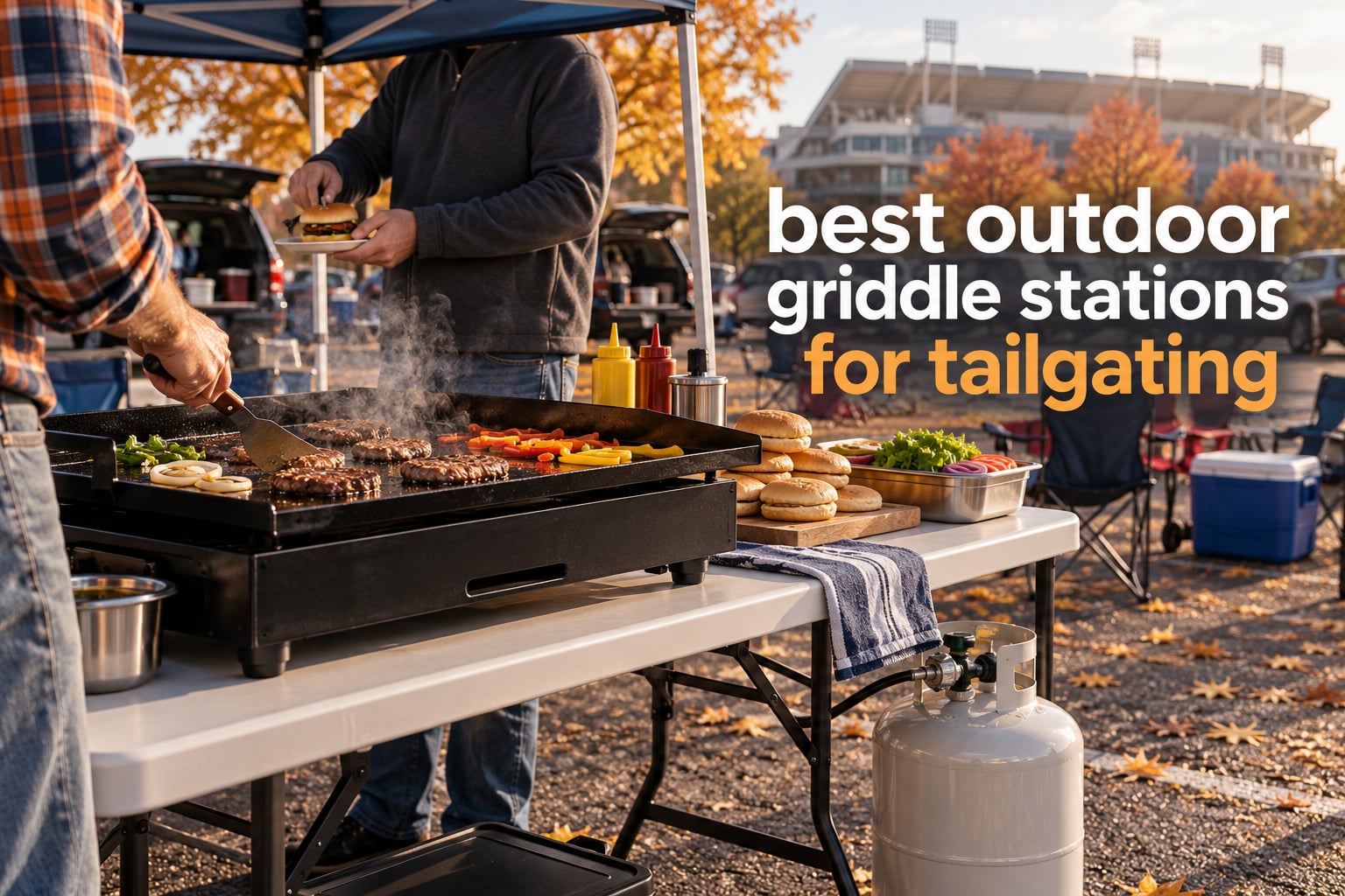 best outdoor griddle stations for tailgating