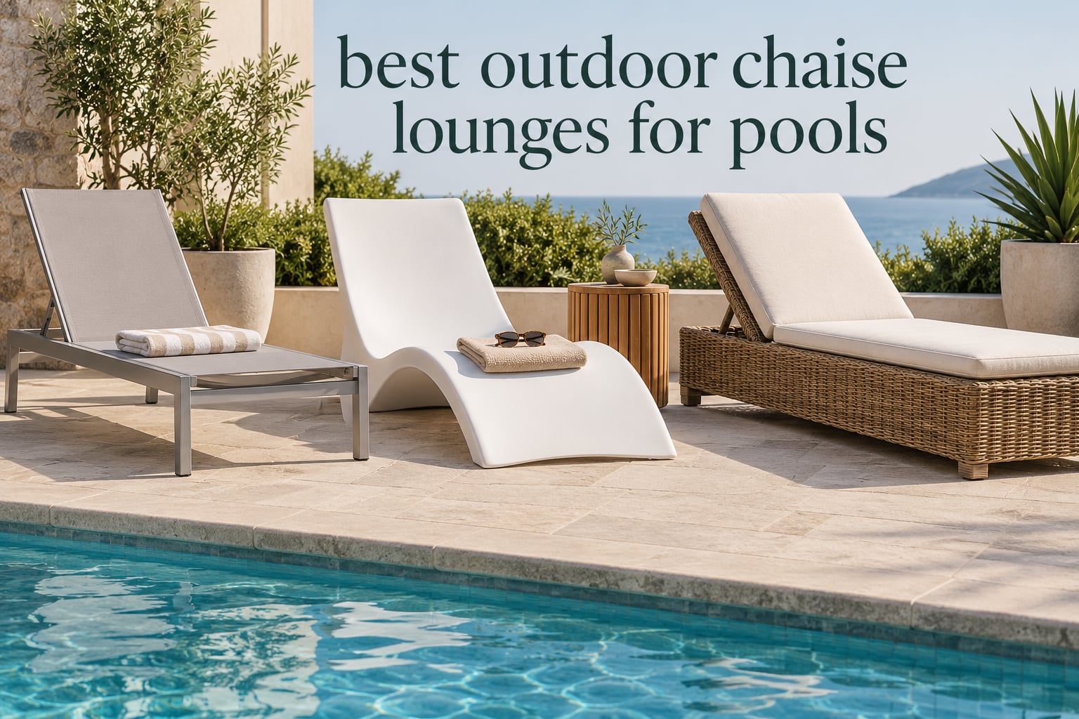 best outdoor chaise lounges for pools