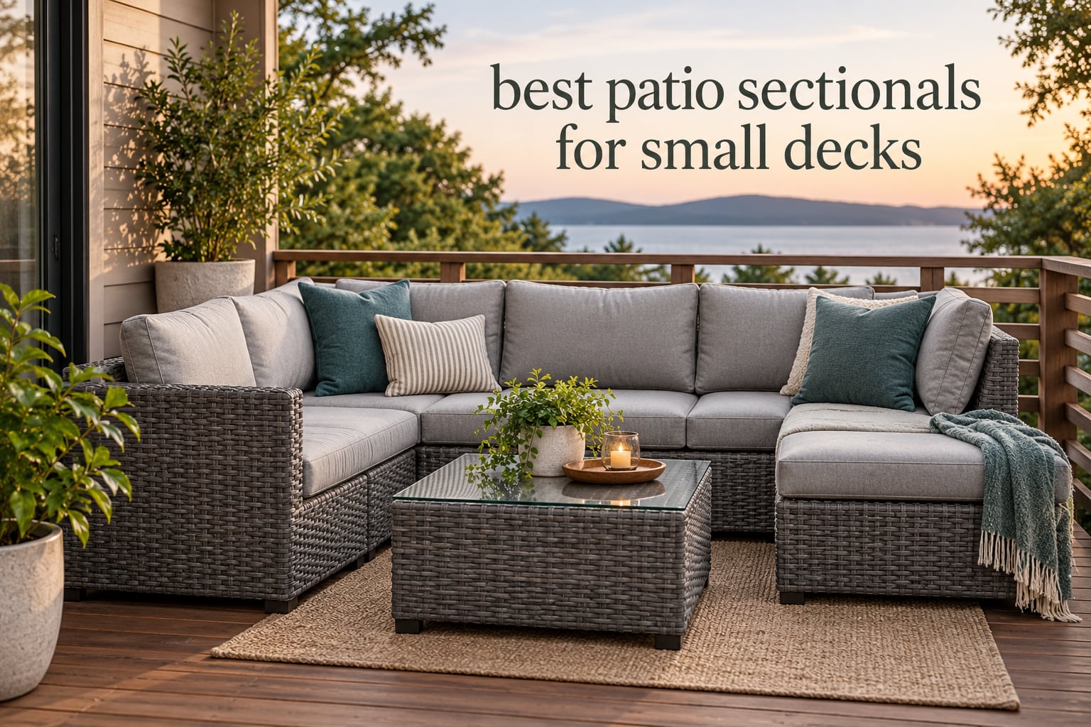best patio sectionals for small decks