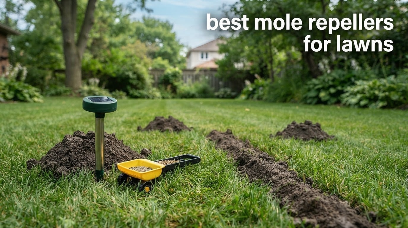 best mole repellers for lawns