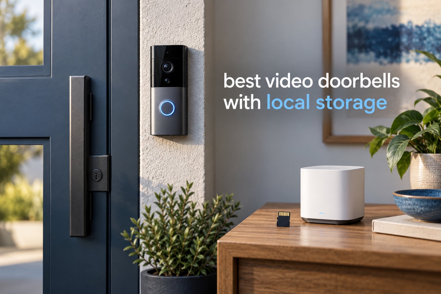 best video doorbells with local storage