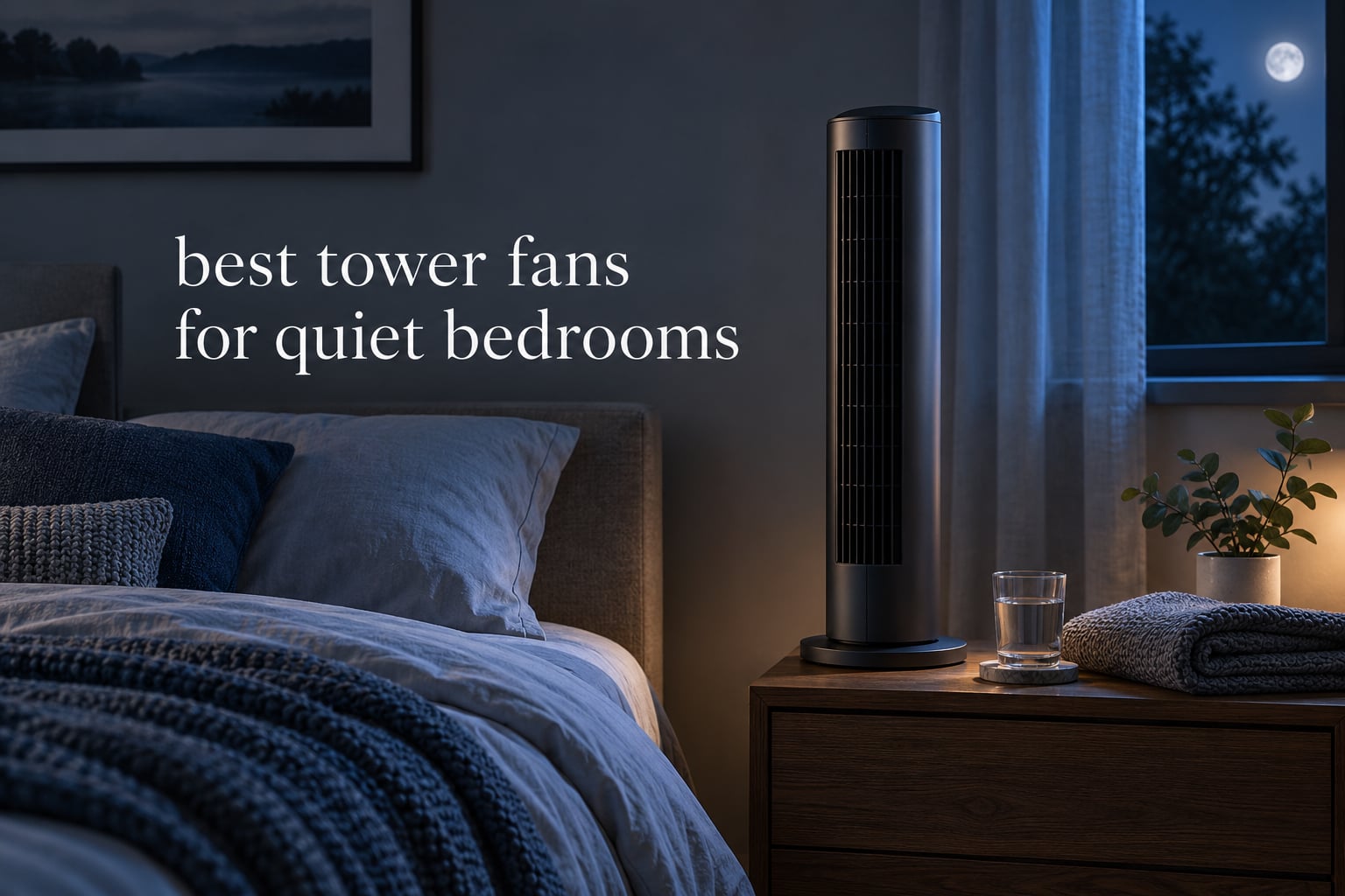 best tower fans for quiet bedrooms