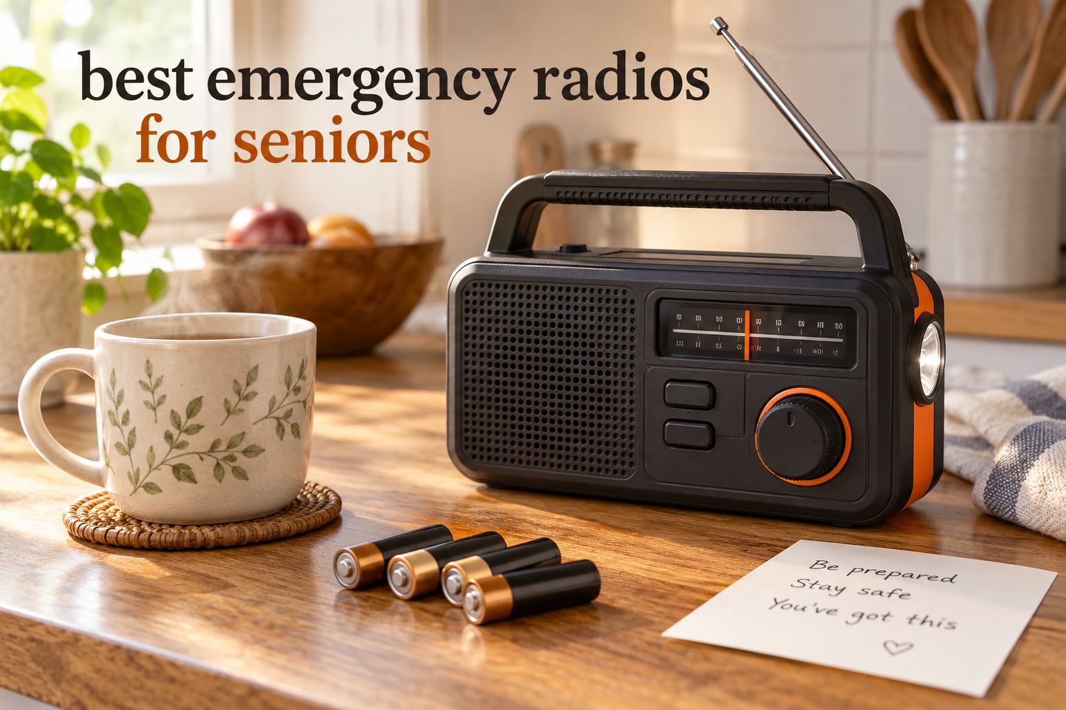 best emergency radios for seniors