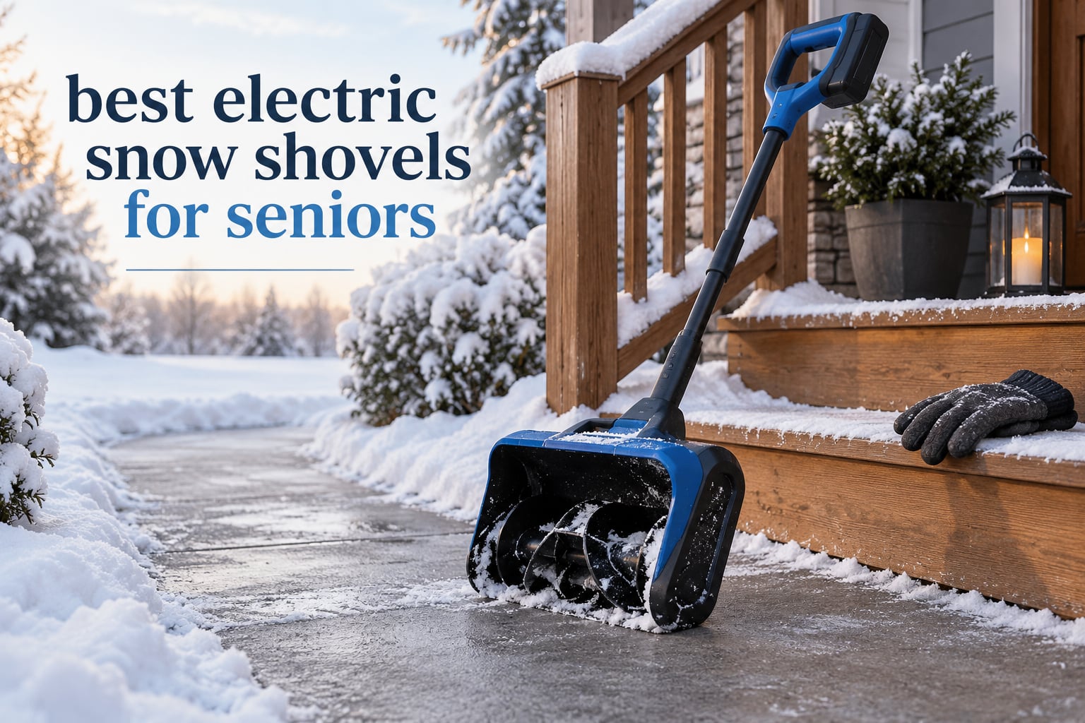 best electric snow shovels for seniors