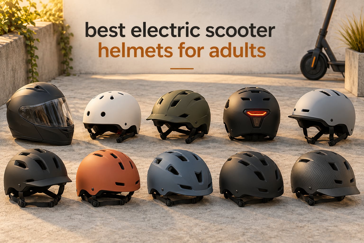 best electric scooter helmets for adults