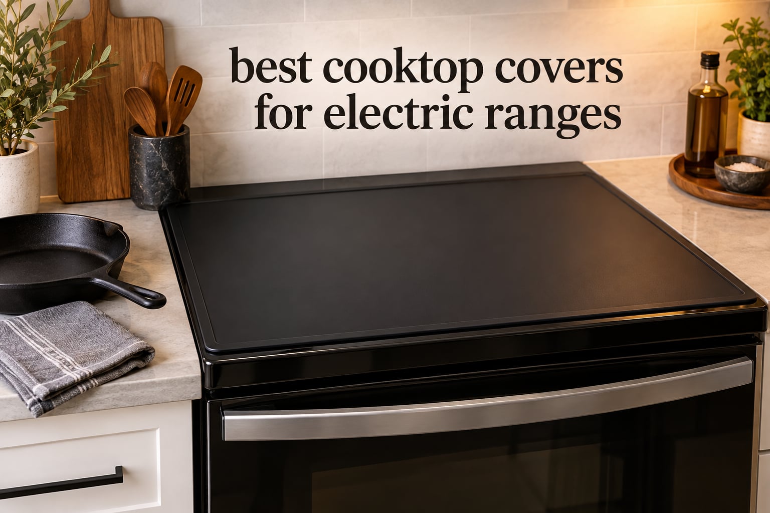 best cooktop covers for electric ranges
