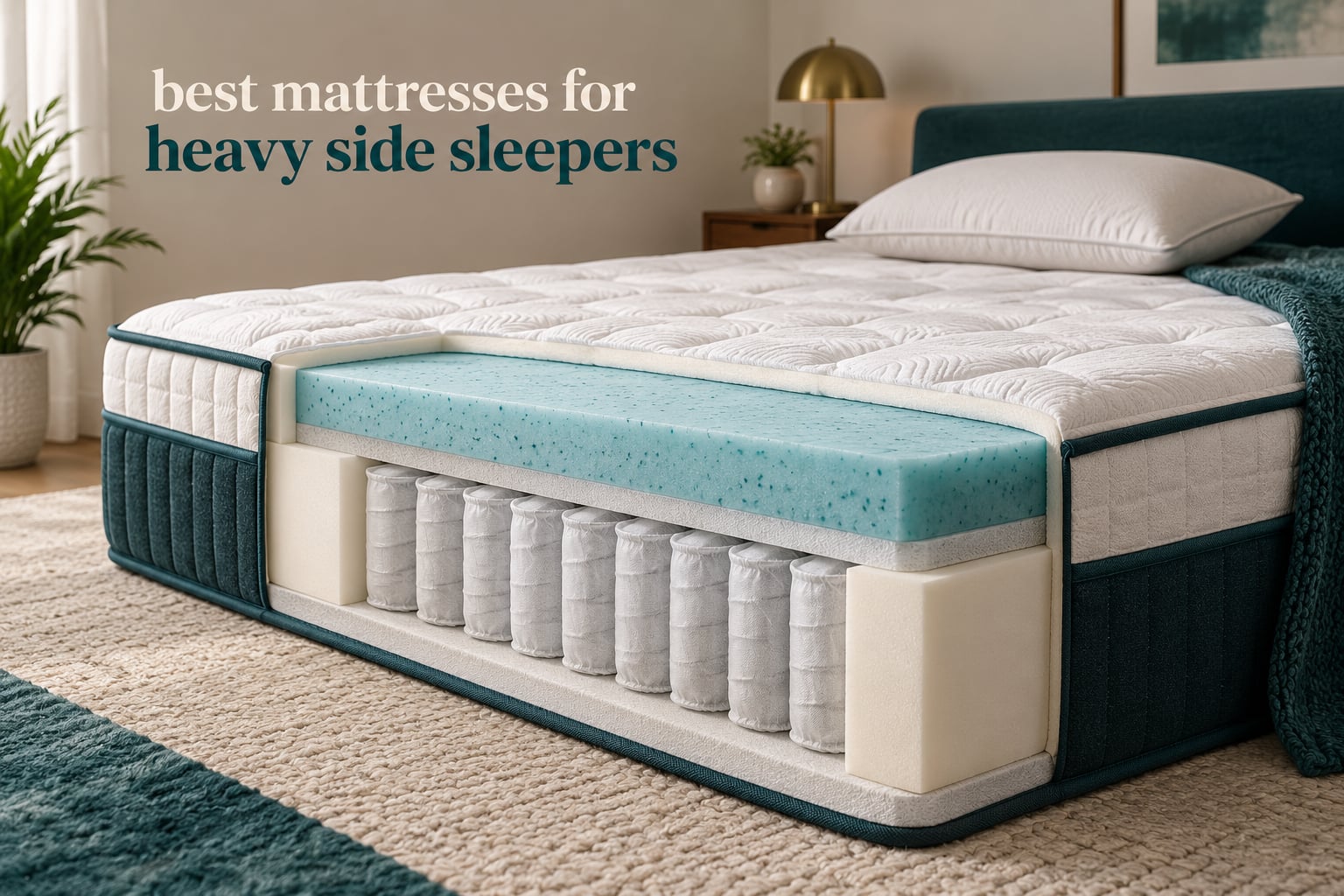 best mattresses for heavy side sleepers