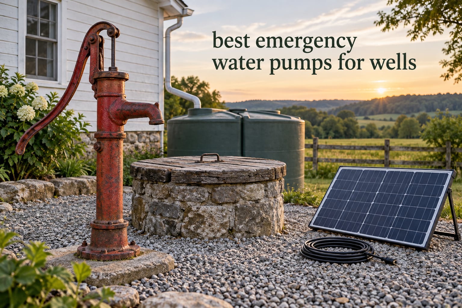 best emergency water pumps for wells
