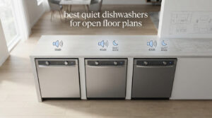 best quiet dishwashers for open floor plans