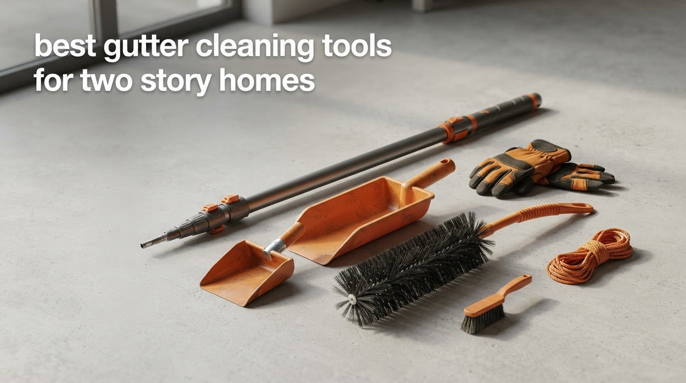 best gutter cleaning tools for two story homes