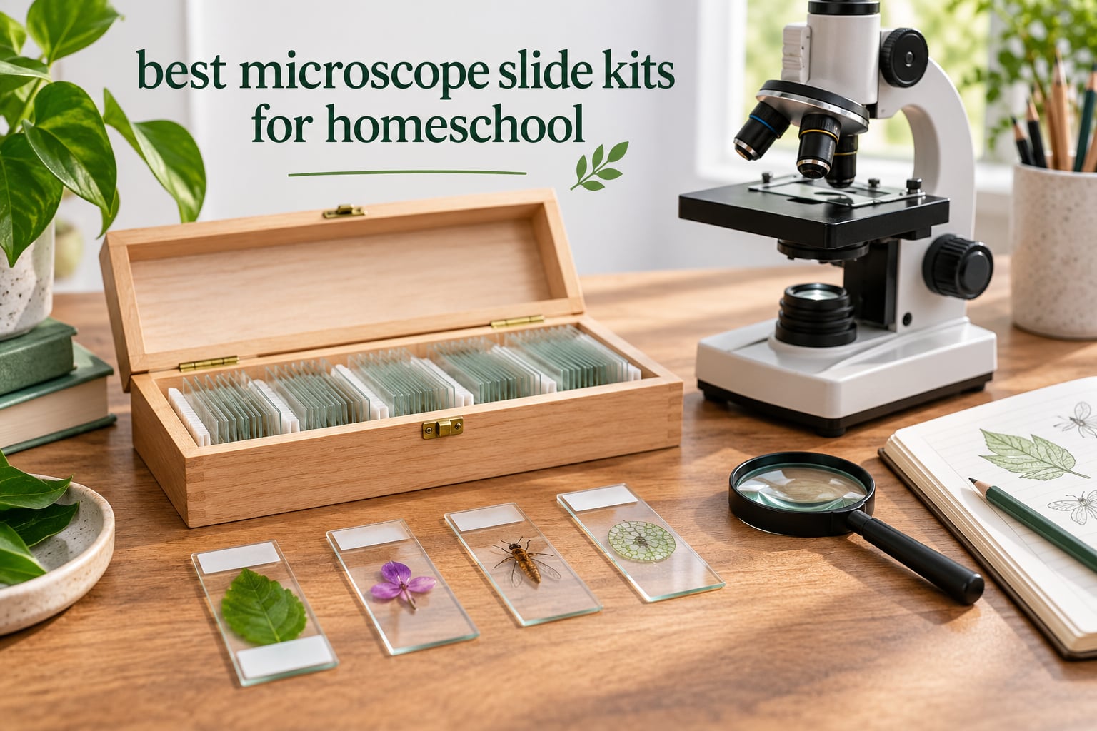 best microscope slide kits for homeschool