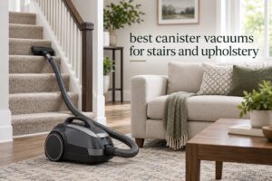 best canister vacuums for stairs and upholstery
