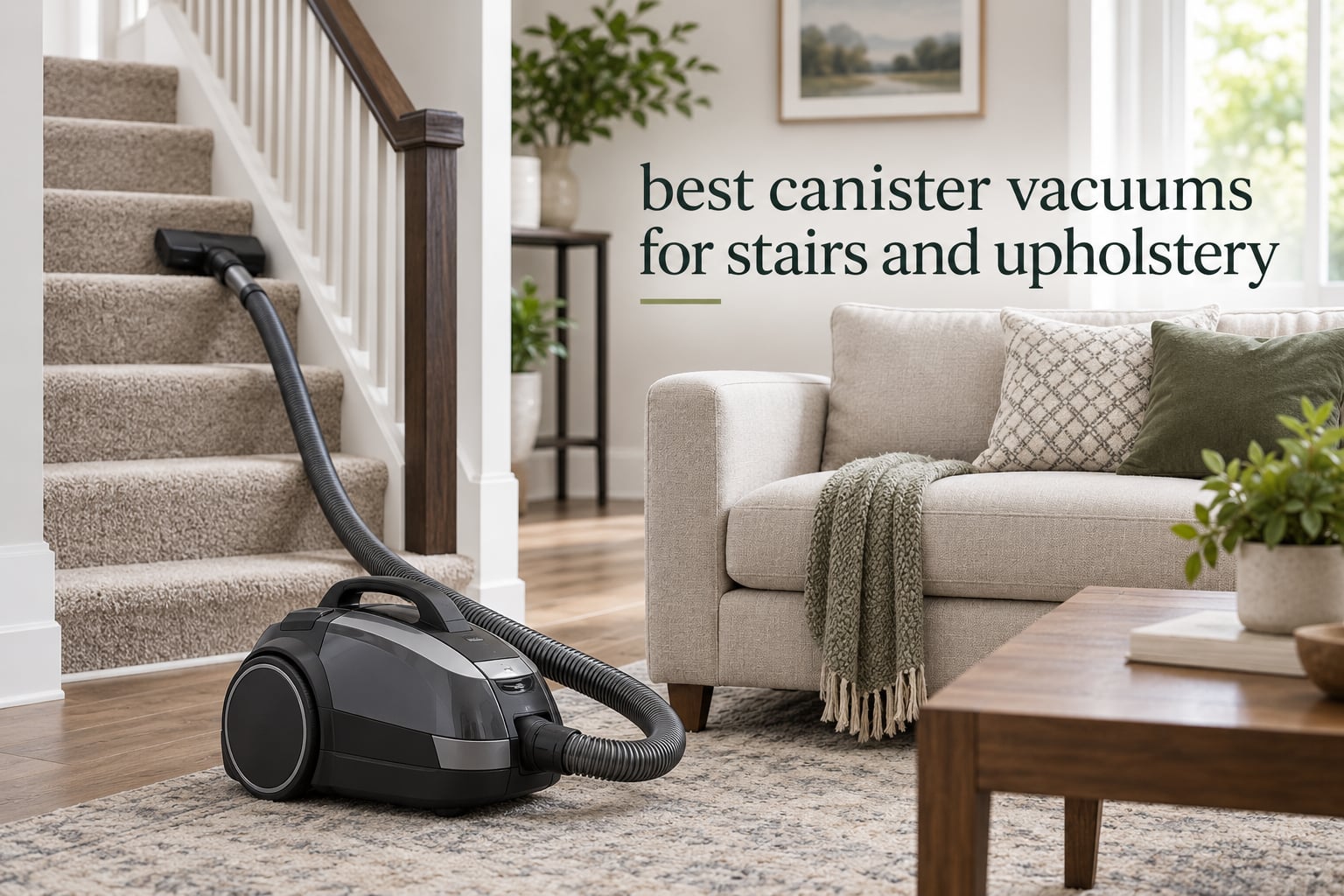best canister vacuums for stairs and upholstery