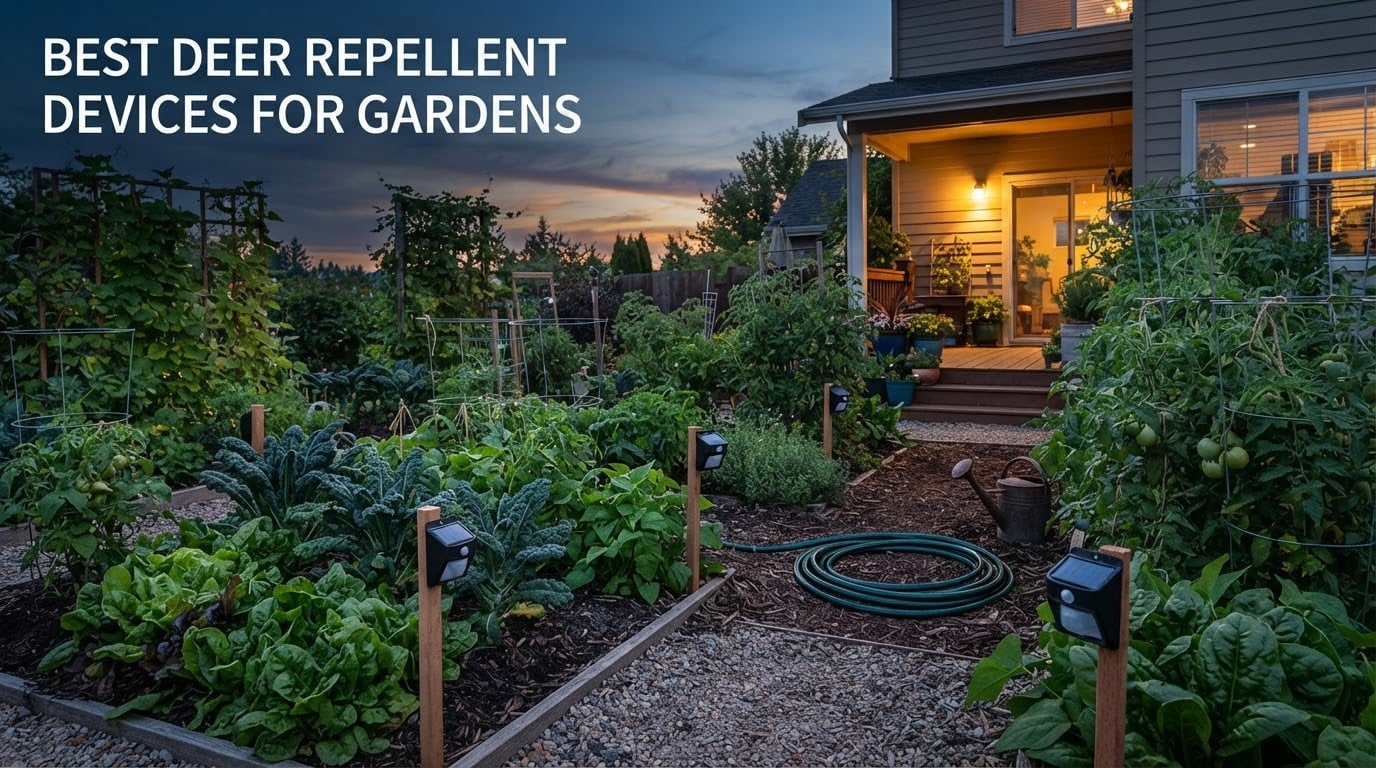 best deer repellent devices for gardens