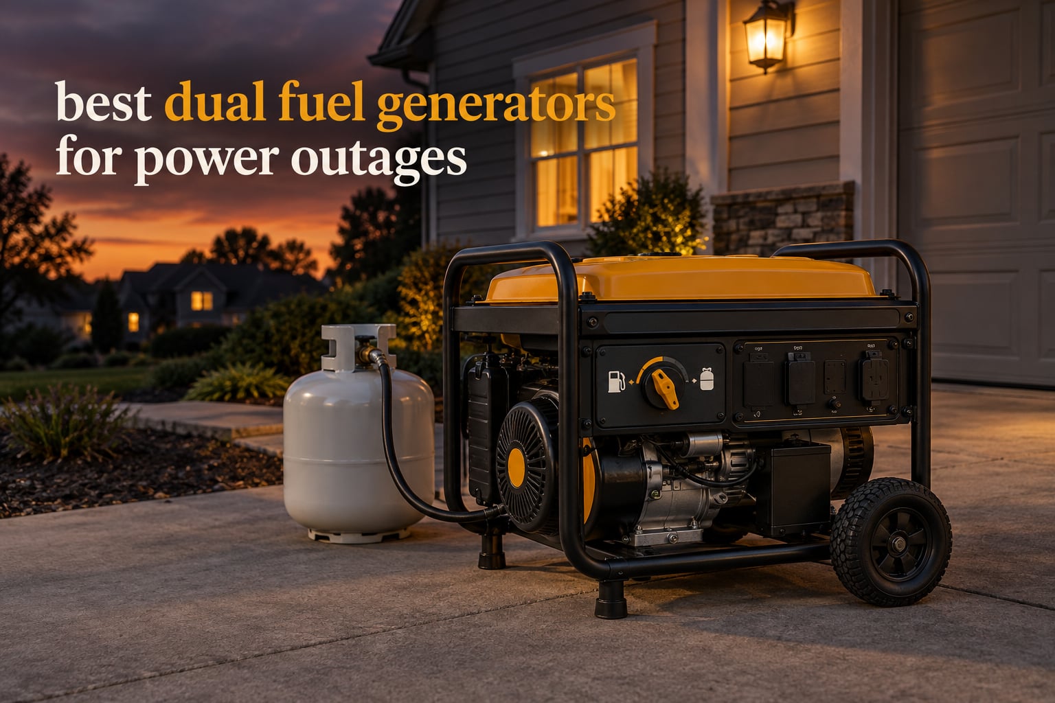 best dual fuel generators for power outages