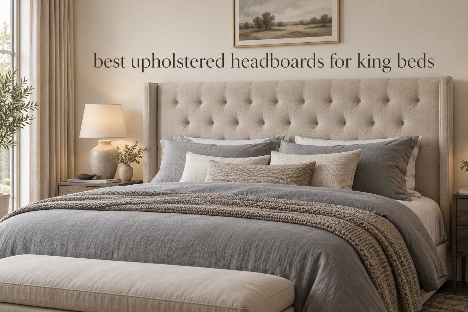 best upholstered headboards for king beds