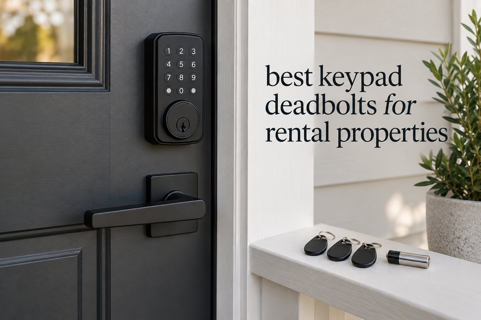 best keypad deadbolts for rental properties