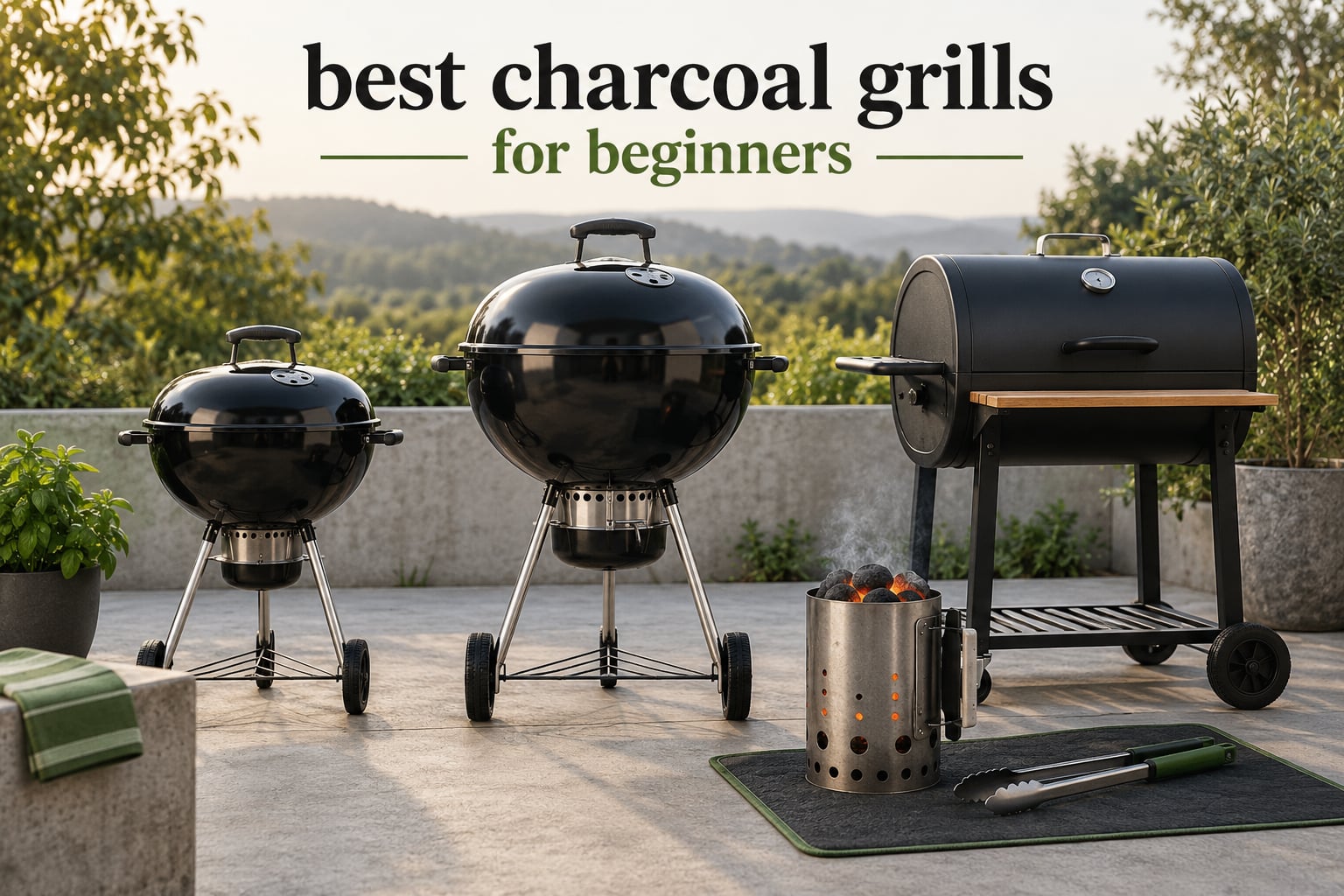 best charcoal grills for beginners