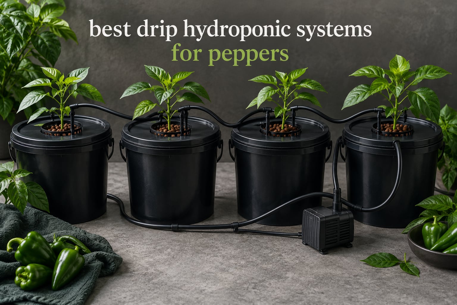 best drip hydroponic systems for peppers