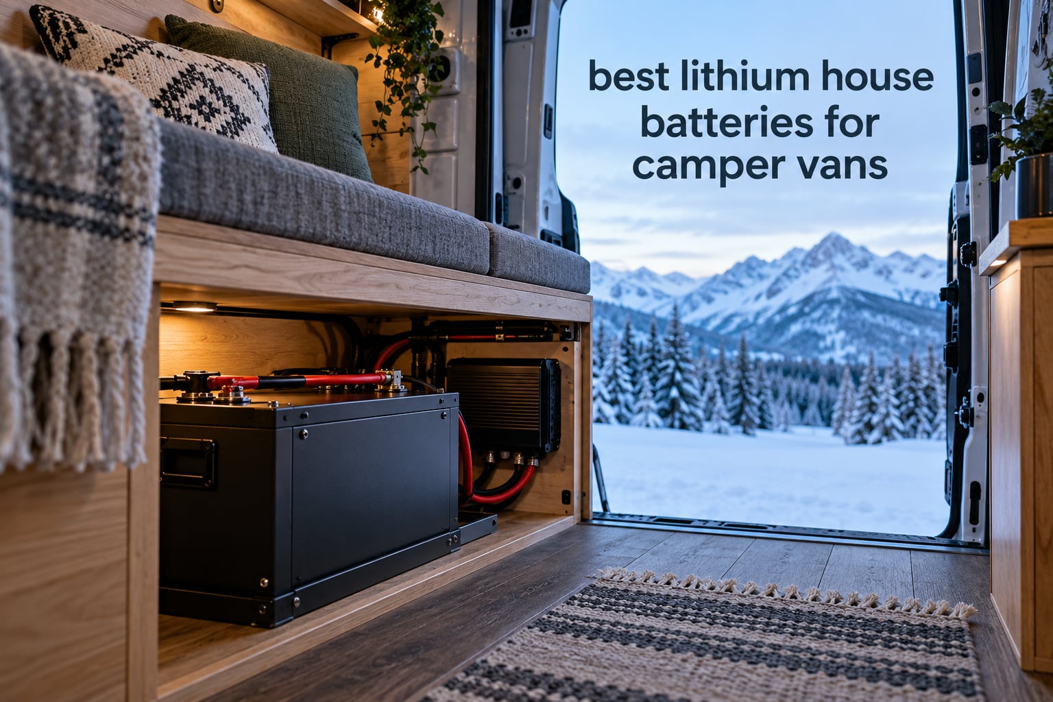 best lithium house batteries for camper vans