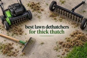 best lawn dethatchers for thick thatch