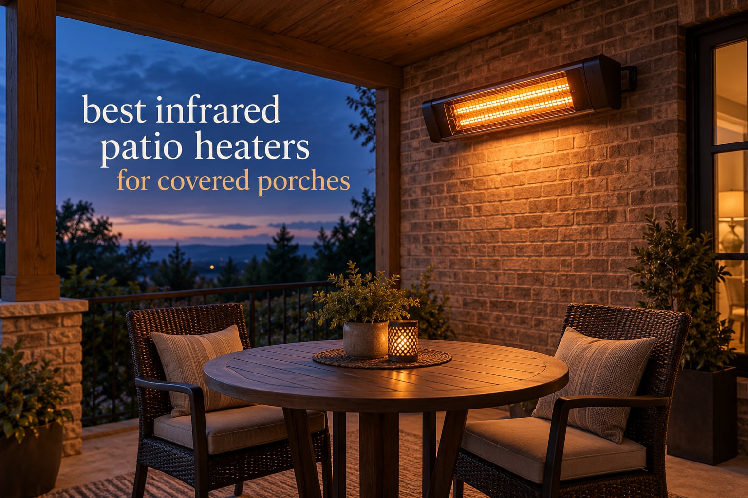 best infrared patio heaters for covered porches